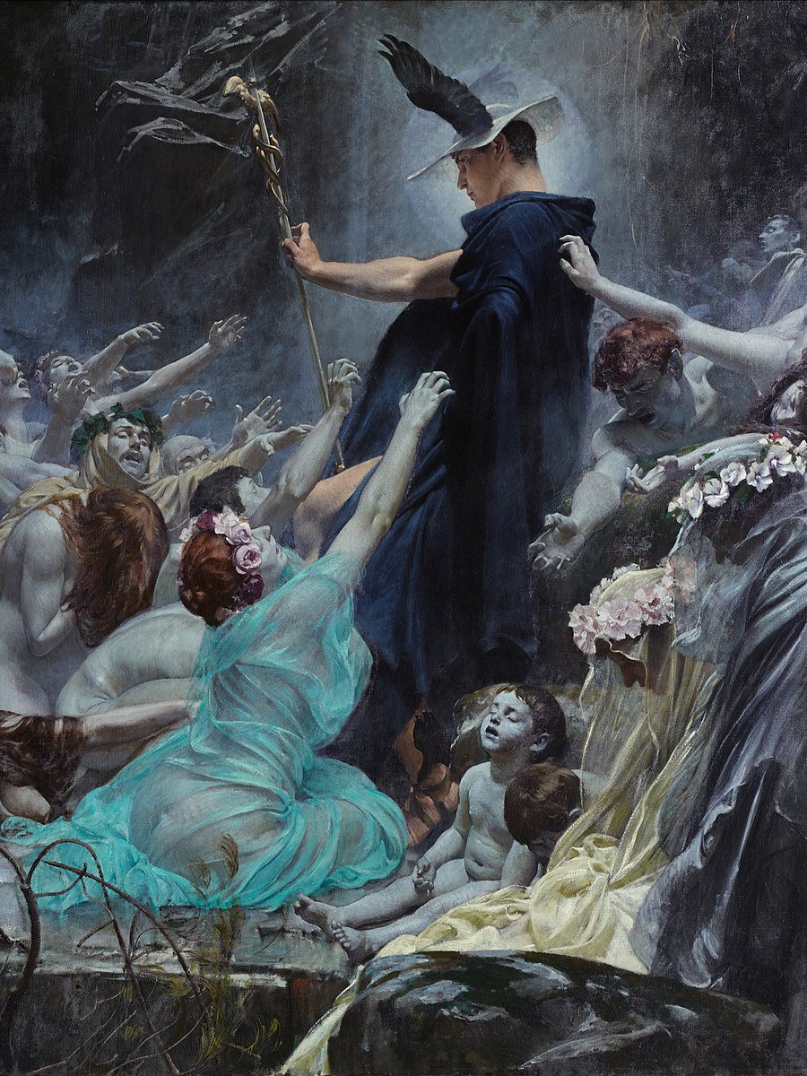 ''The Souls of Acheron'' by Adolf Hirémy-Hirschl Poster product image (2)