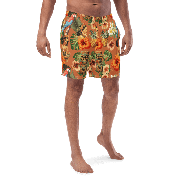 Vintage Aloha Tropical Swim Trunks product image (2)