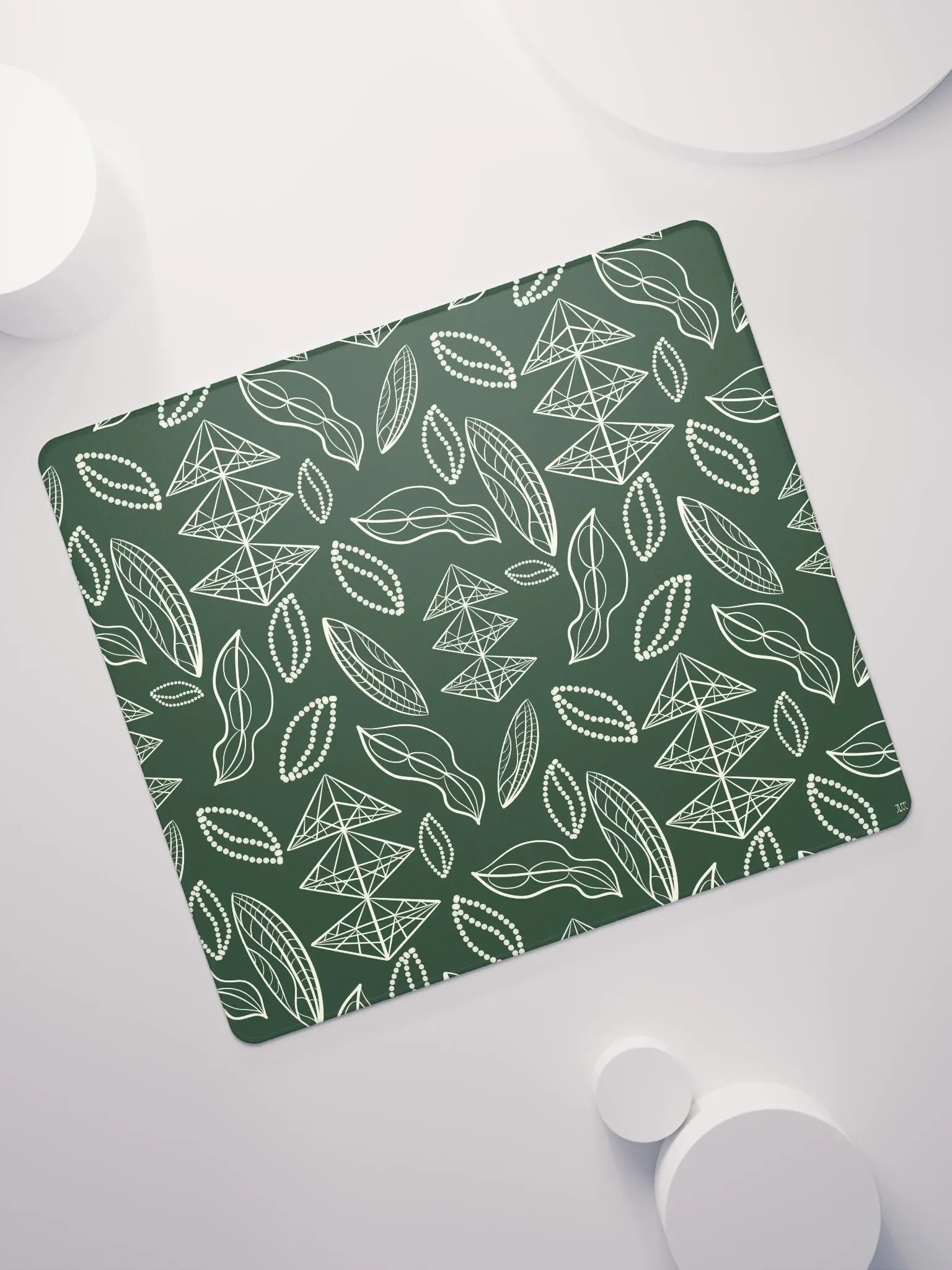El Yunque Brew Bliss: Abstract Coffee Bean Tribal Gaming Mousepad product image (11)