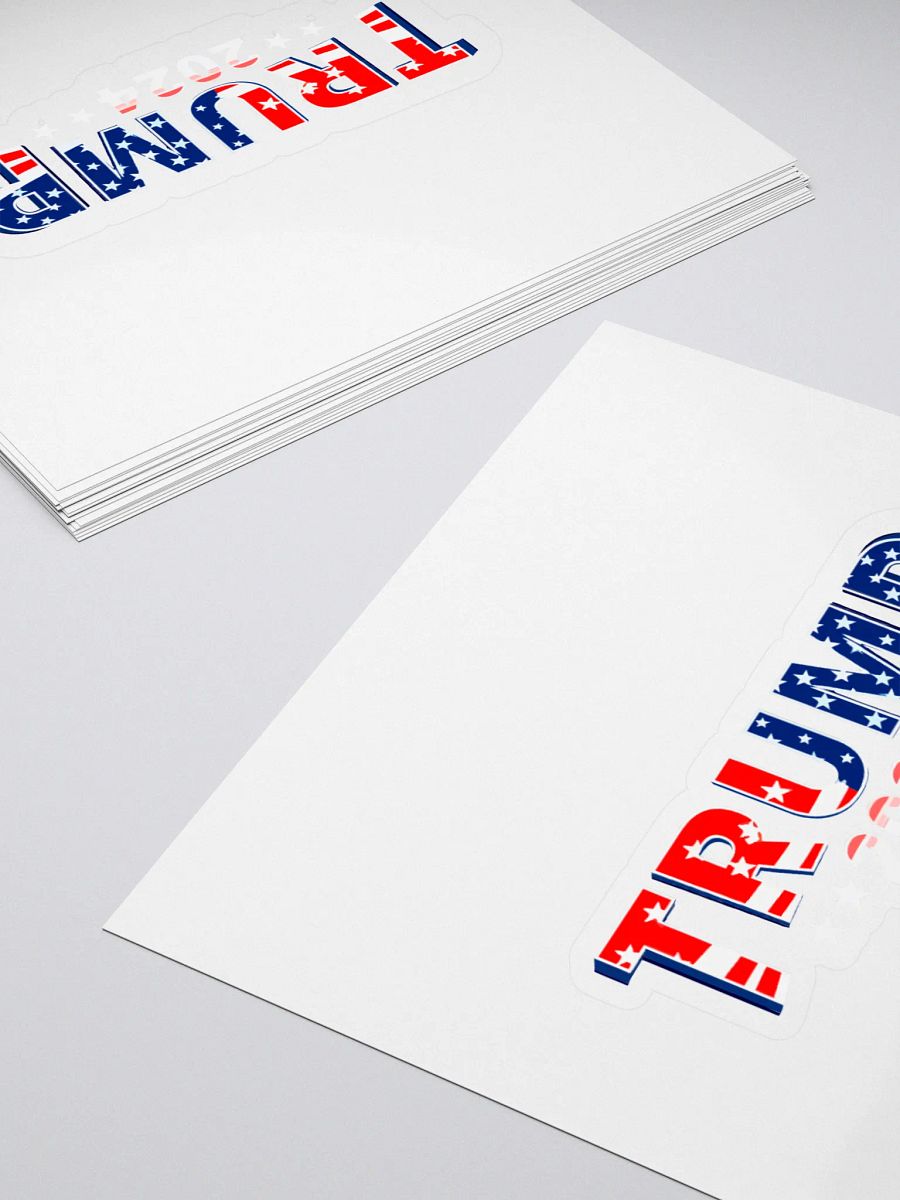 Patriotic Trump 2024 Kiss Cut Stickers product image (4)