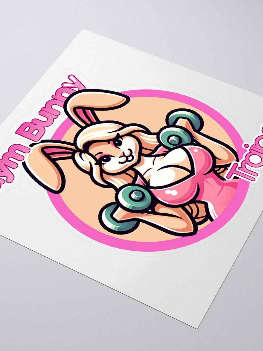 Gym Bunny Trainer Logo Sticker product image (3)