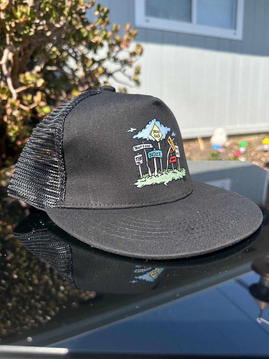 Button the Busker Snapback OG Street Art (Black) product image (3)