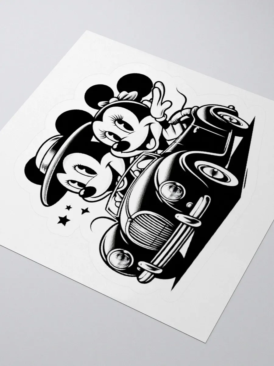 Vintage Convertible Kiss Cut Sticker product image (8)