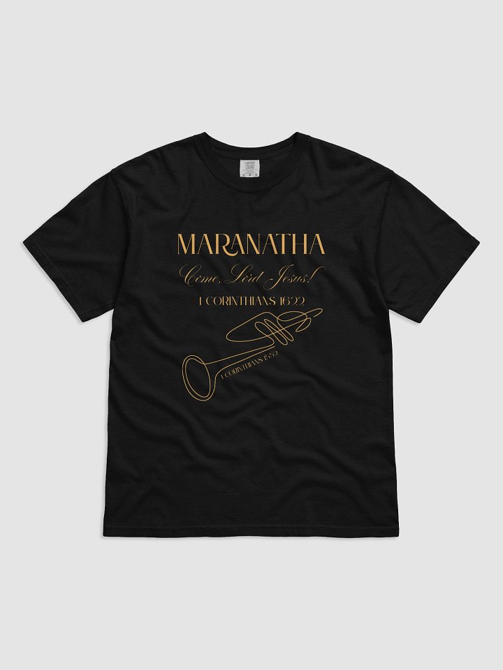 Maranatha Trumpet Comfort Heavyweight T-Shirt (gold) product image (1)