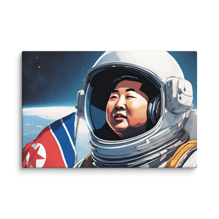 Kim Jong Un: Conquering Space Canvas Art product image (1)