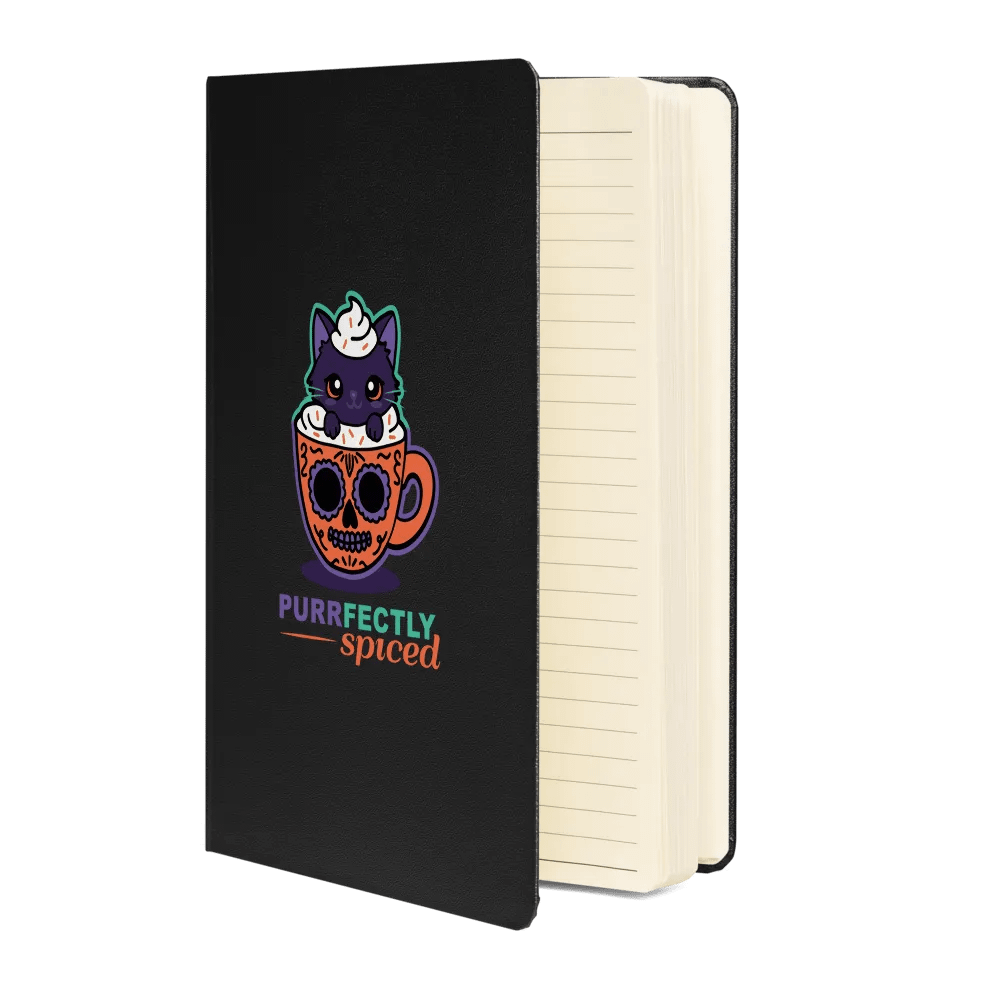 Purrfectly Spiced Hardcover Bound Lined Notebook product image (3)