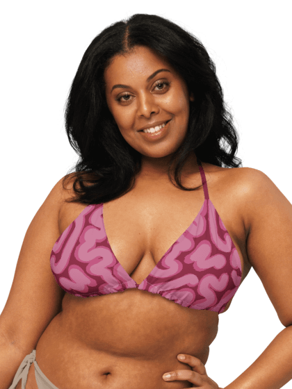 "BRAAAAIIIINNNS!" String Bikini Top product image (1)