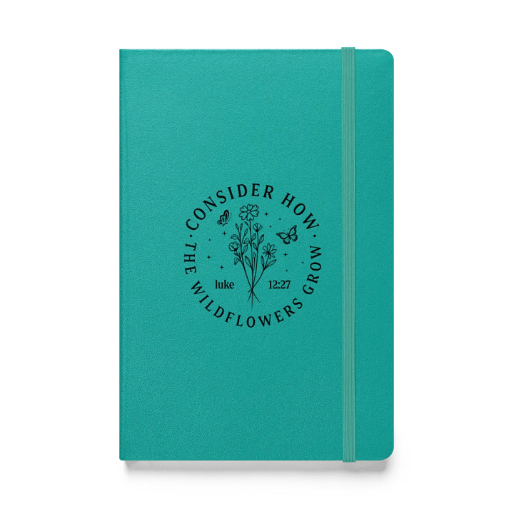 Consider How the Wildflowers Grow Hardcover Notebook product image (2)