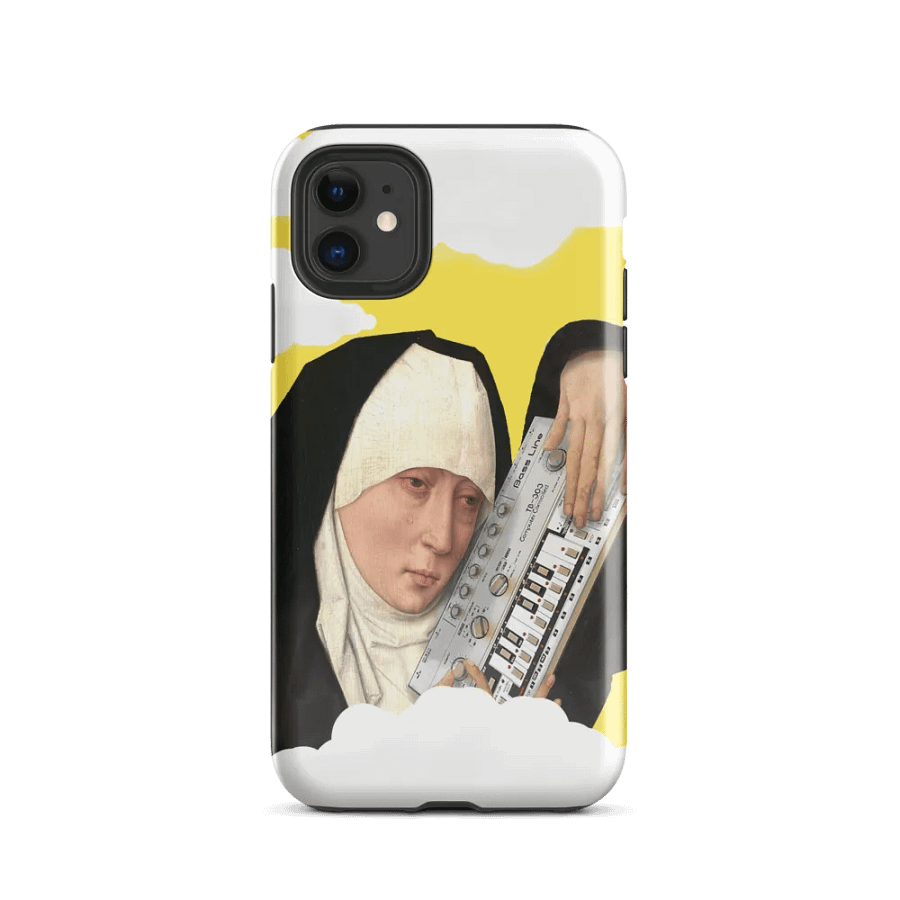 Mater Dolorosa meets Roland TB 303 by Frank Fonik, Techno EDM Tough Case for iPhone® product image (47)