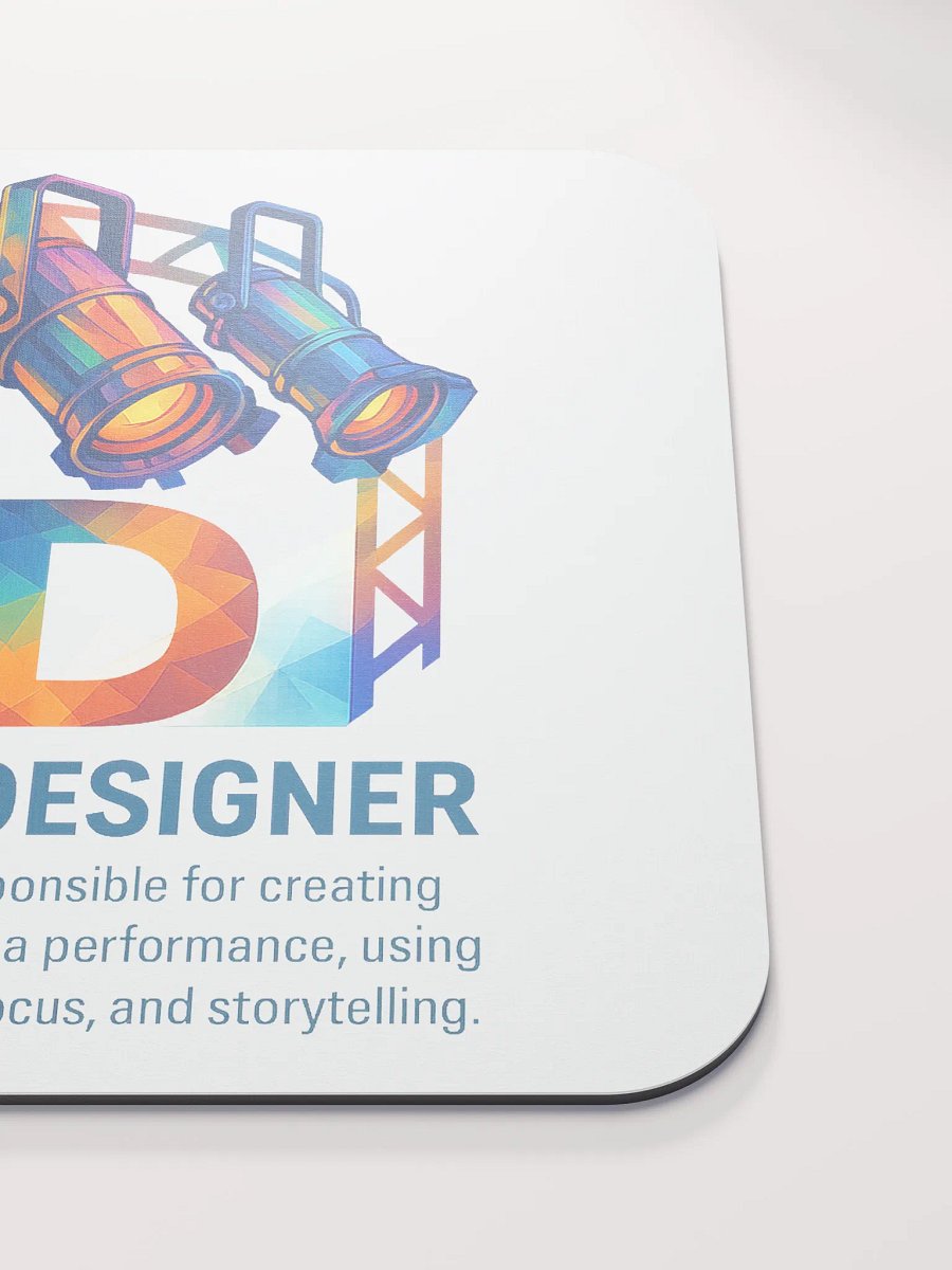Theatrically Jerry: "LD (Light Designer) Prismatic Series" Mouse Pad product image (6)
