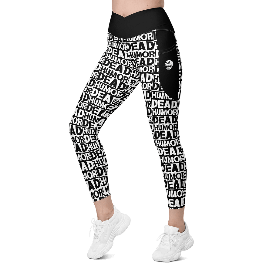 Checkerprint Crossover Leggings product image (6)
