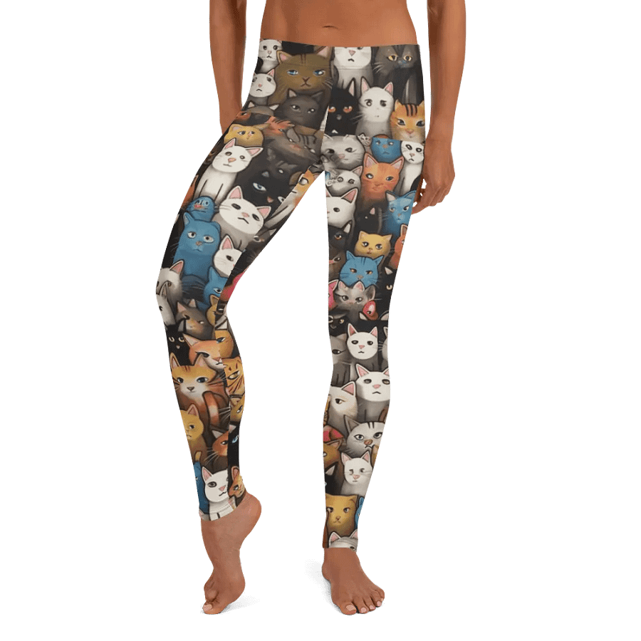 Leggings for Women – Cute Kittens Print for Adorable & Comfortable Style product image (9)