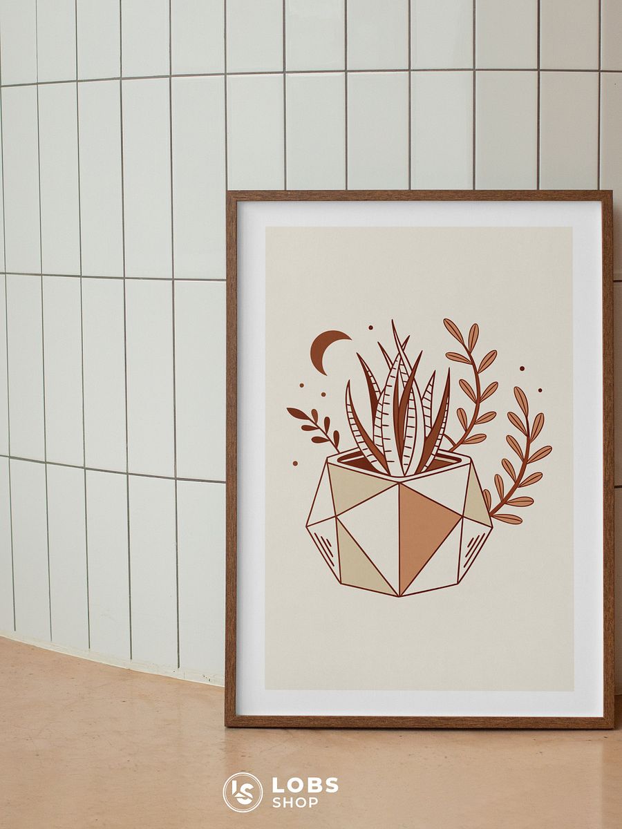 Desert Flora Printable Wall Art – Stunning Succulent Design for Modern Home Decor Enthusiasts product image (6)
