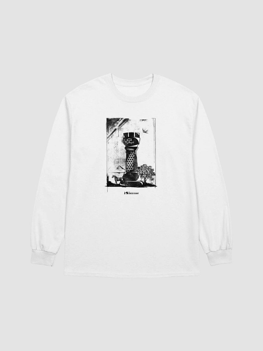 Grunge Chess: Medieval Rook long-sleeve shirt product image (1)