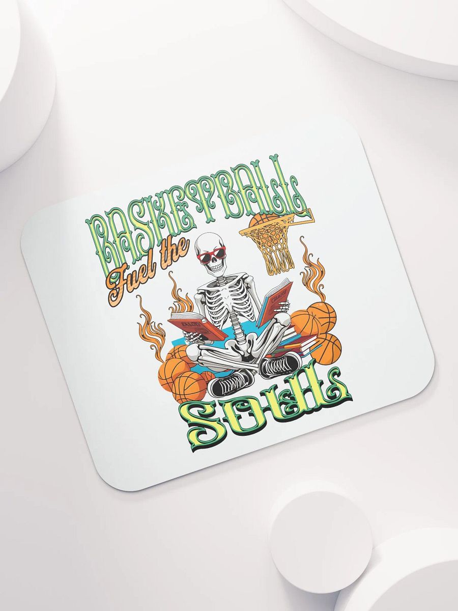 Basketball Fuel The Soul Skeletal Hoop Dreams Mouse Pad product image (4)