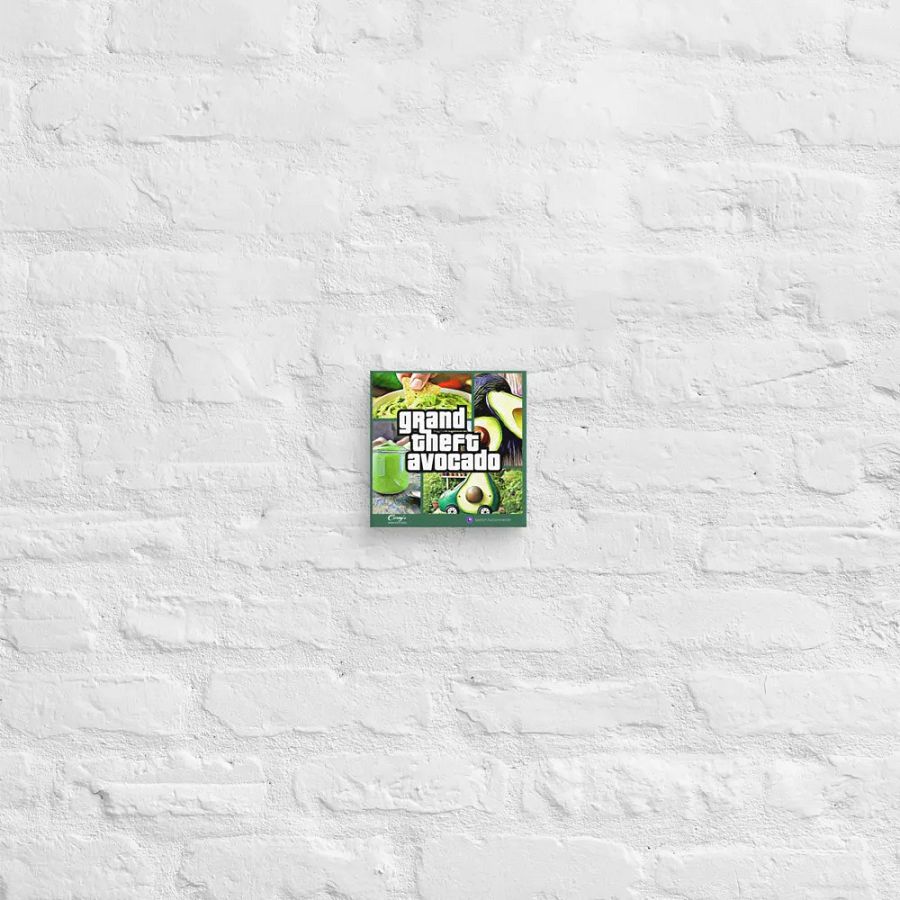 Grand Theft Avocado - Mini Canvas product image (2)