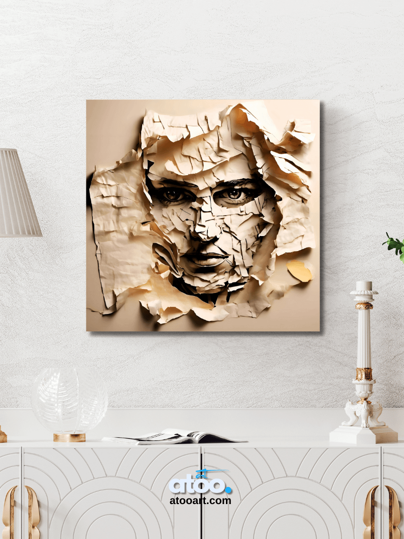 Paper Collection | Tutankhamen's Gaze | Canvas Art Painting product image (3)