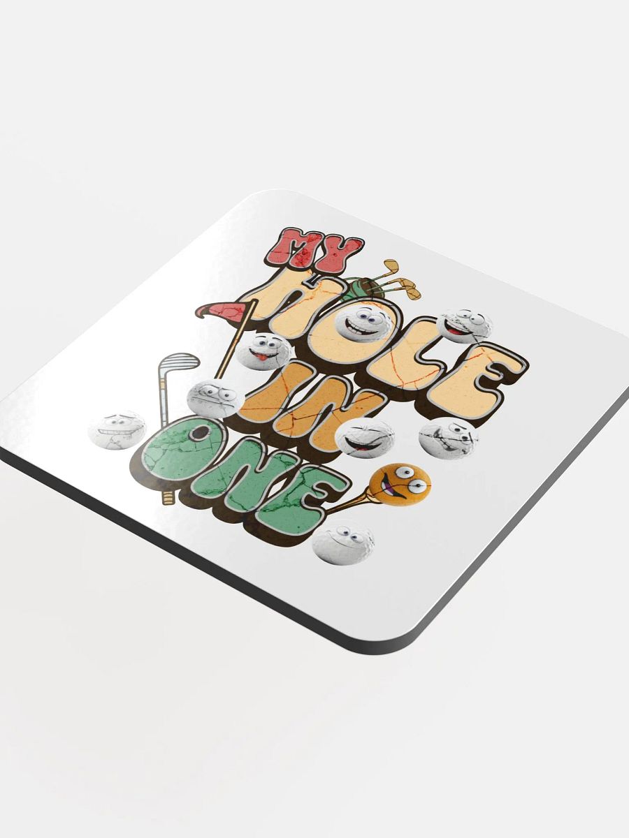 My Hole In One Smiling Golf Balls Coaster Set product image (4)