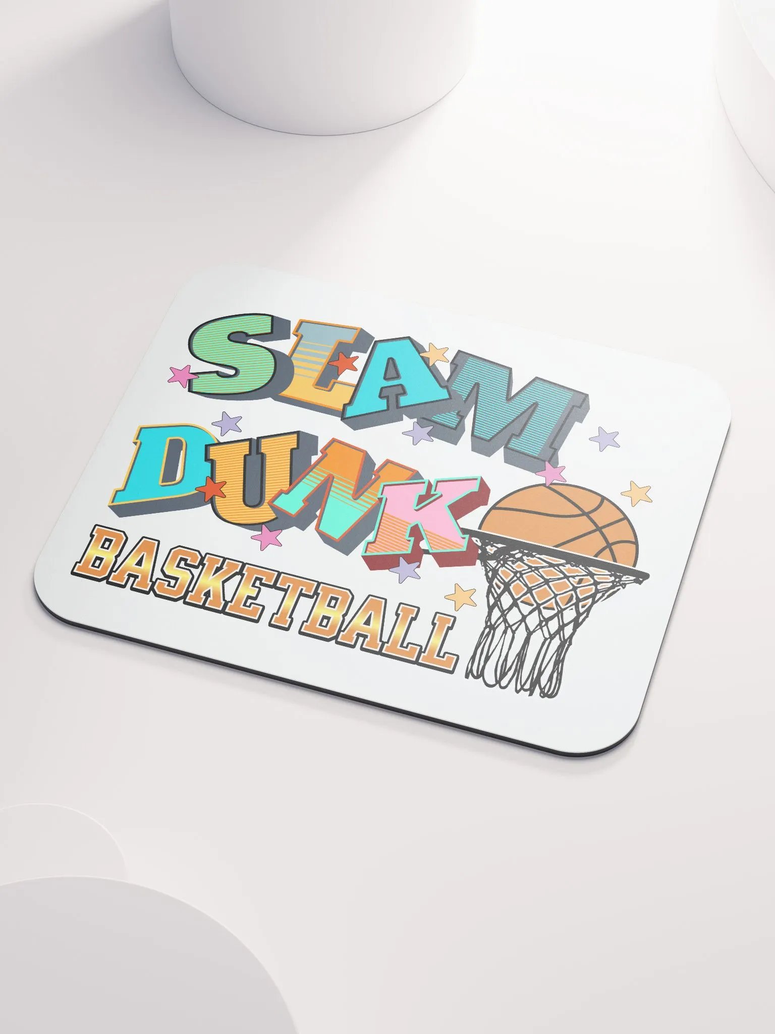 Basketball Slam Dunk Classic Mouse Pad product image (3)