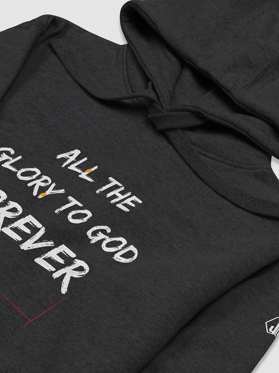 All the glory to God Forever (Black hoodie) product image (3)