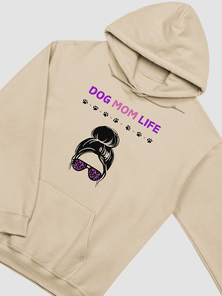 Dog Mom Life - Cool Lady in Cheetah Sunglasses Gildan Classic Hoodie product image (8)