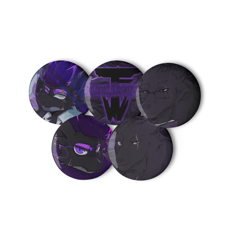 The Wolf's Launch Pin Button Set! product image (2)