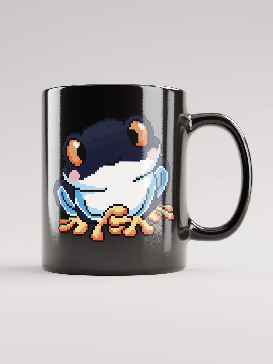 Black Rip the Frog Black Glossy Mug product image (2)