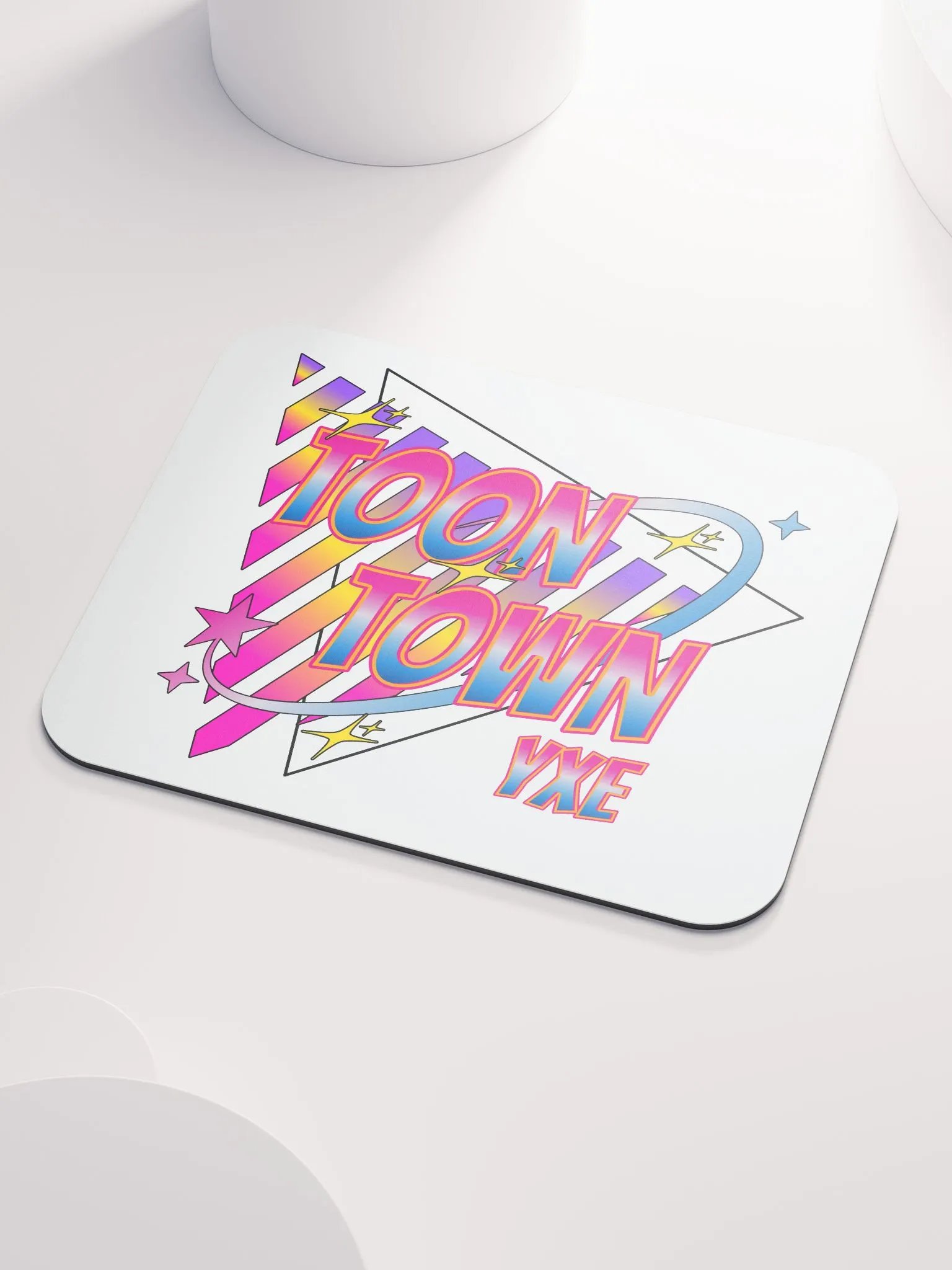 Toon Town Yxe Triangle Mouse Pad product image (3)