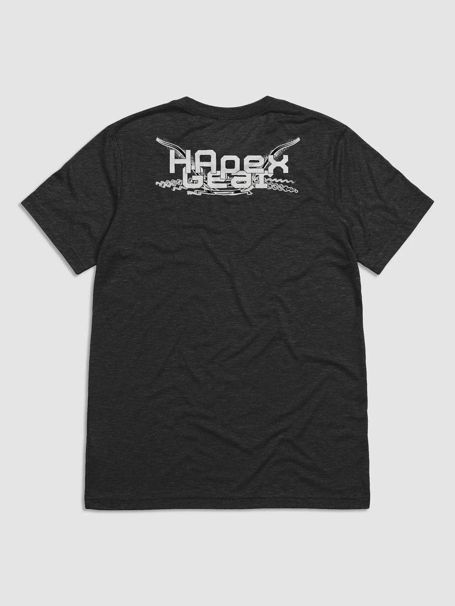 Triblend Short Sleeve T-Shirt - White HApex Gear Black Logo product image (1)