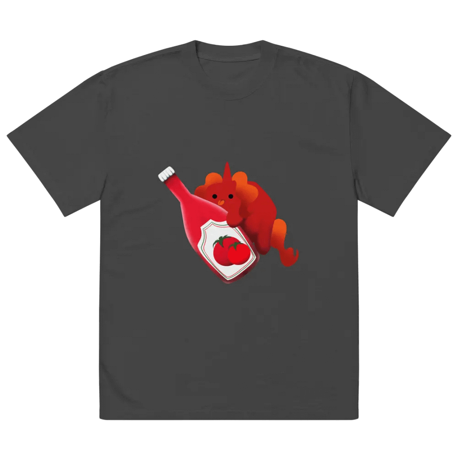 Cube Leon Hugs Ketchup: Oversized Faded Tee product image (2)