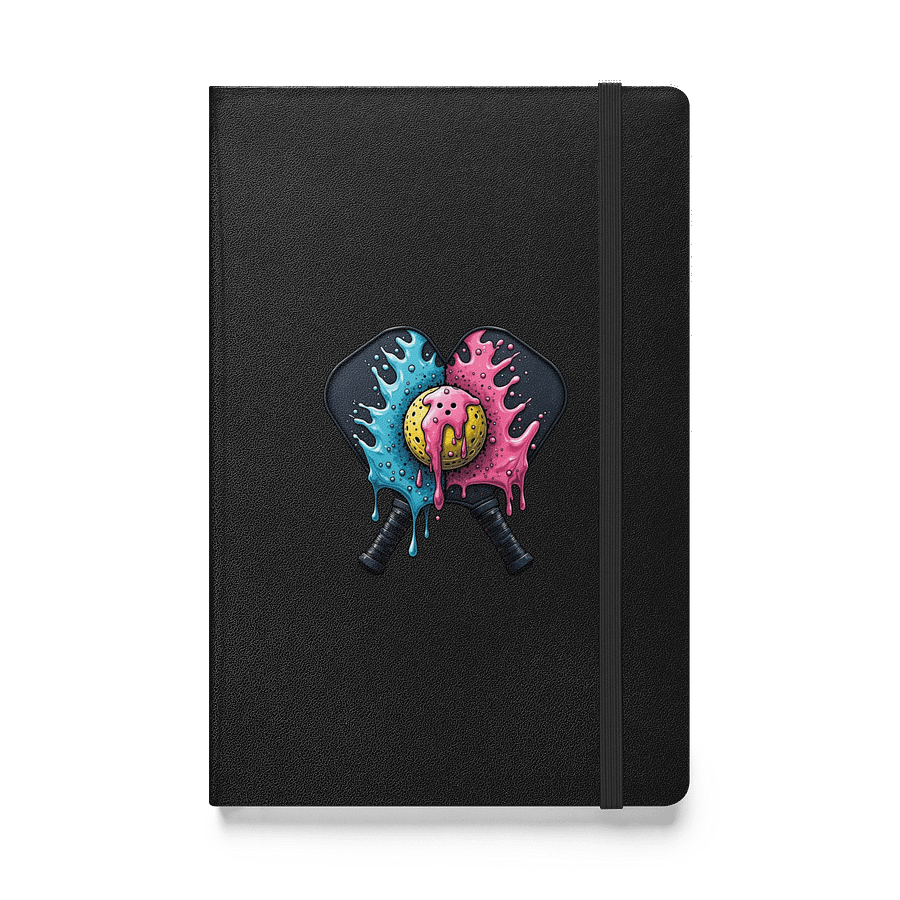 Ice Cream Pickleball Splatter Hardcover Journal product image (1)