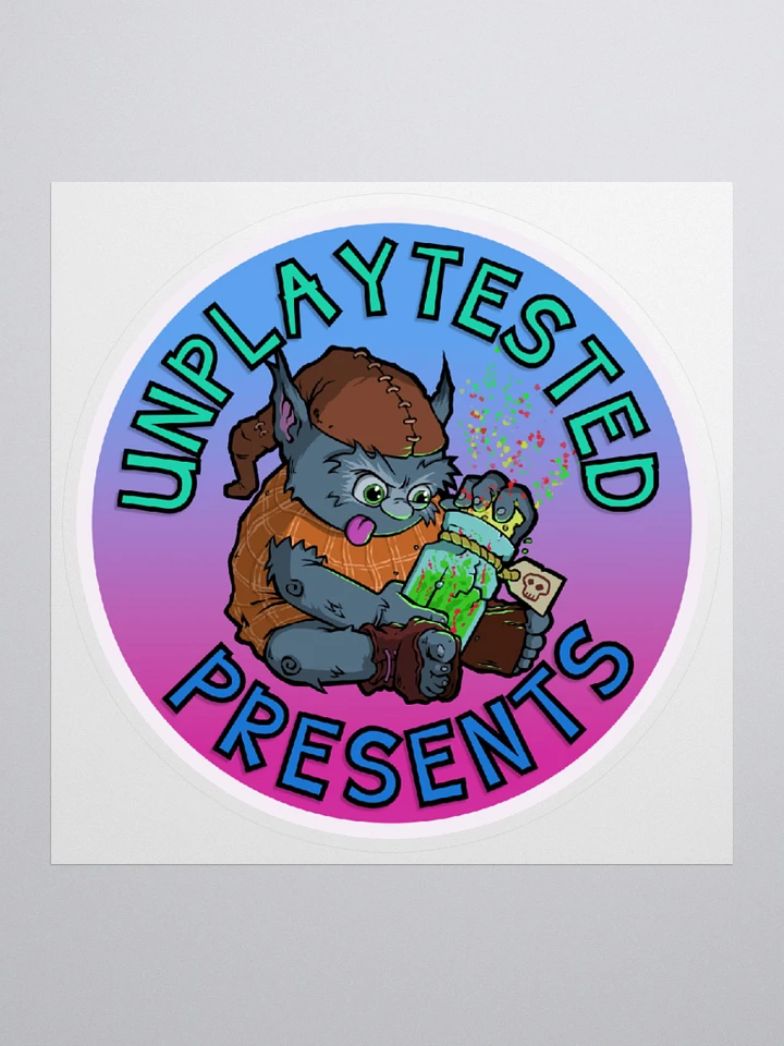 Unplaytested Presents Logo Sticker product image (1)