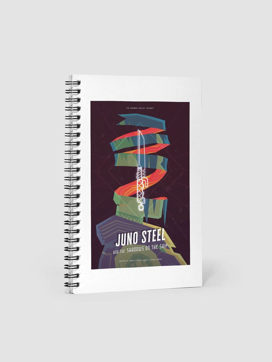 Juno Steel and the Shadows on the Ship Spiral Notebook product image (1)