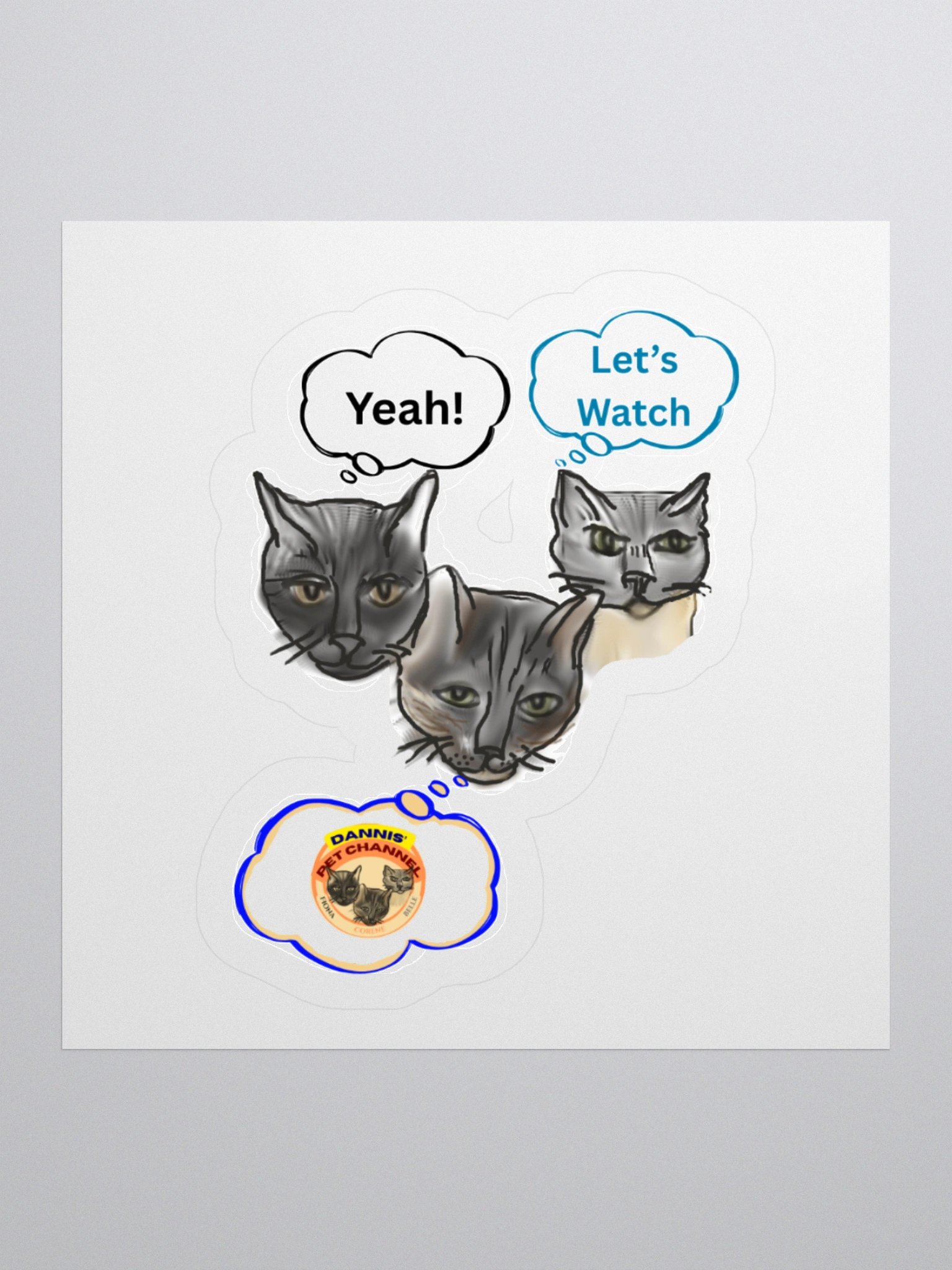 Dannis' Pet Channel Sticker product image (1)