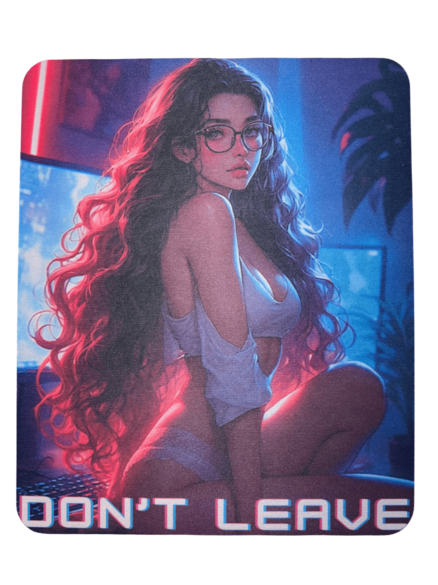 Gaming Mouse Pad – “Don't Leave” Design product image (1)