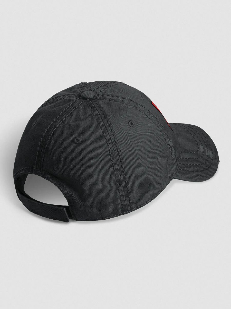 Red Death Distressed Dad Hat product image (3)