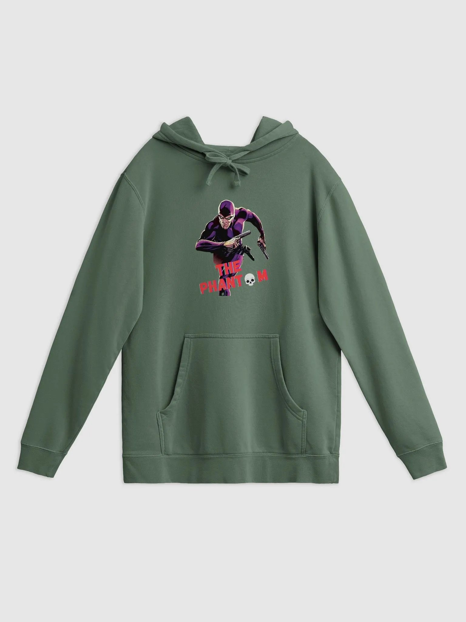 Ghost Who Walks :Independent Trading Co. Pigment Dyed Hoodie product image (8)