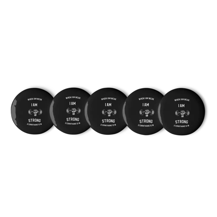 I Am Strong Pin Sets: Black product image (3)