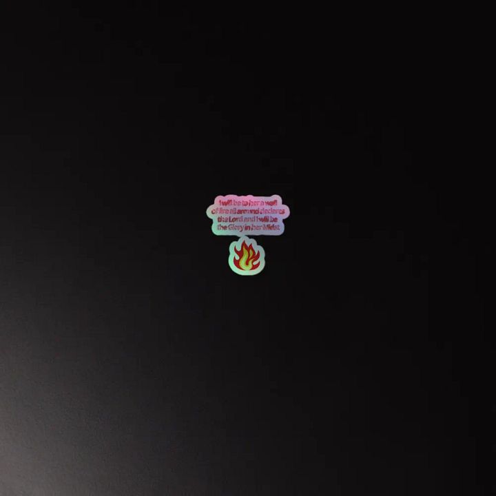 Divine Fire Holographic Sticker Sheet product image (4)