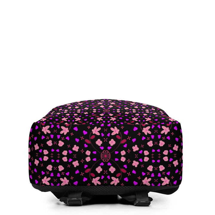 Hearts and Flowers Dark backpack product image (2)