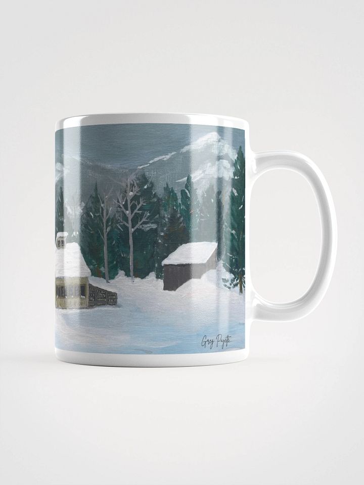 A Cozy Winter Mug – Painting by Greg Payette (with poem excerpt) product image (2)