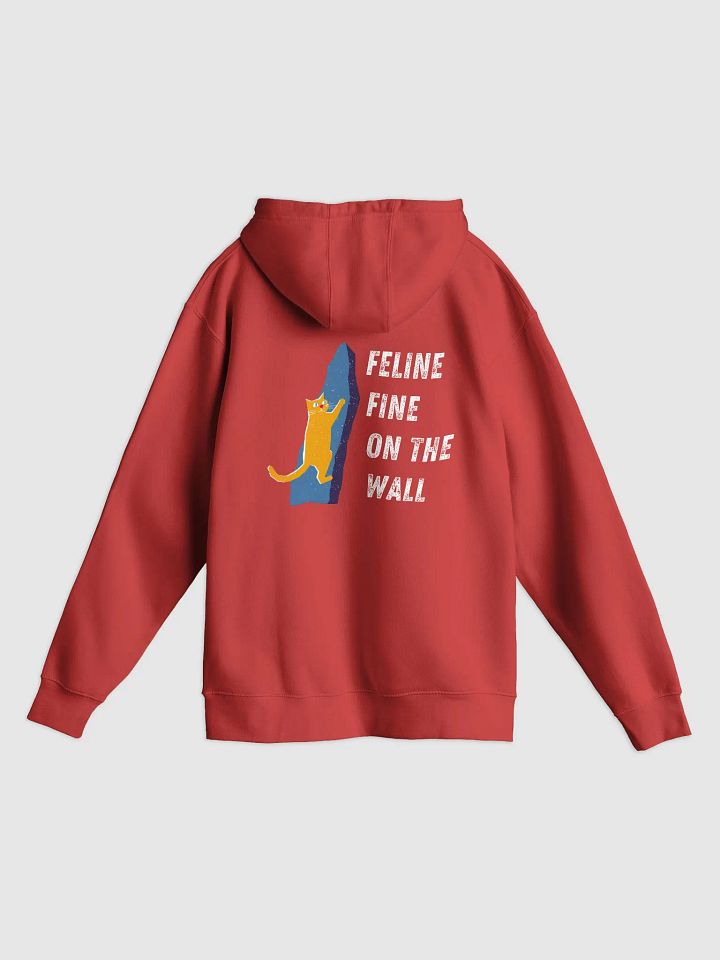 Feline Fine On The Wall - Climber Hoodie product image (1)