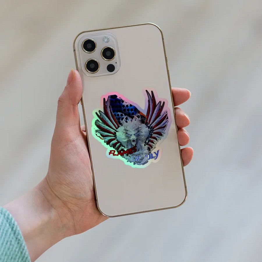 Flames Of July Sticker product image (8)