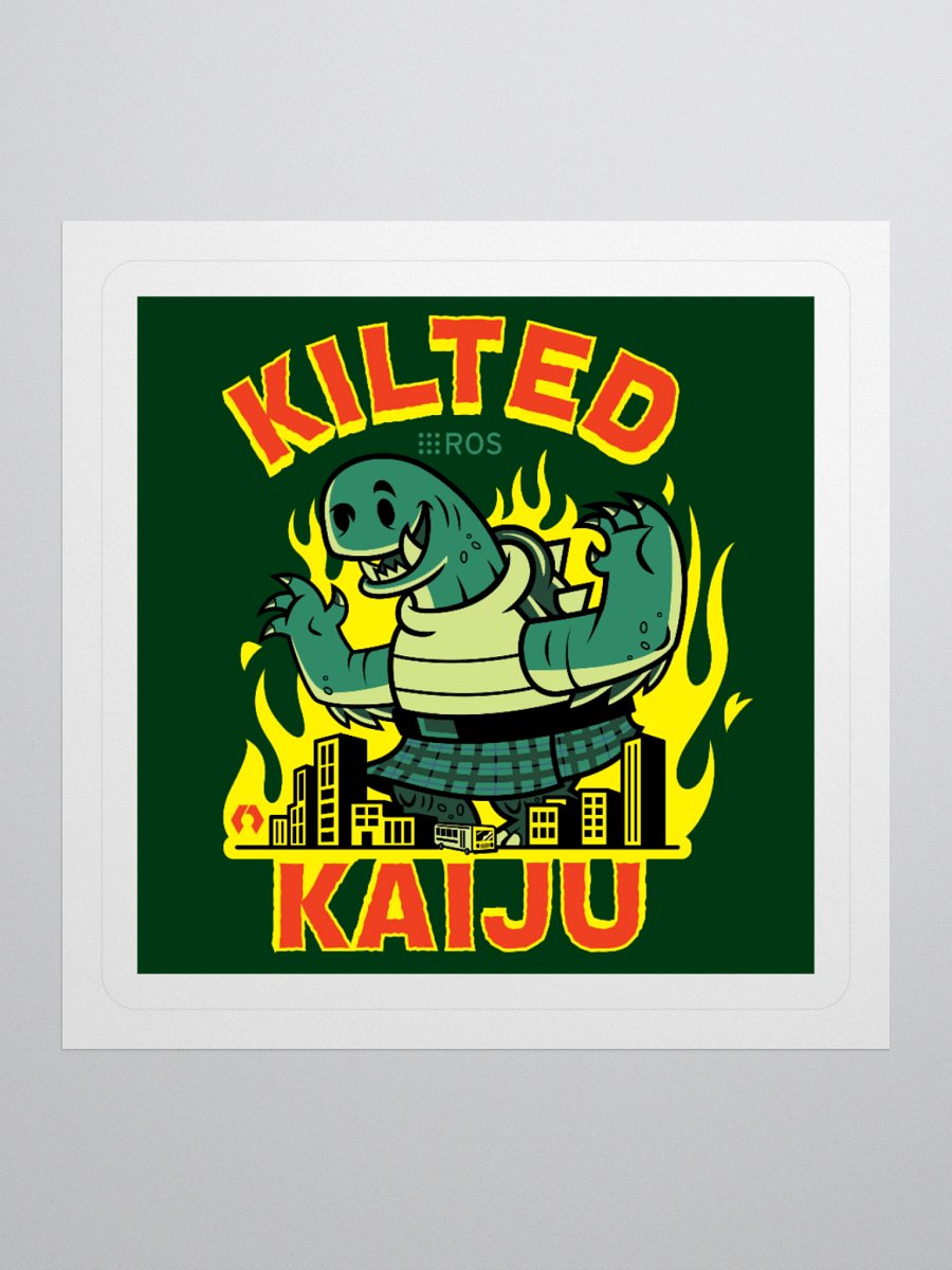 Kilted Kaiju sticker product image (1)