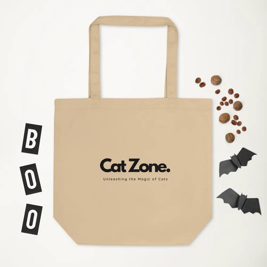 Cat Zone - Eco-Friendly Black Canvas Tote Bag product image (6)