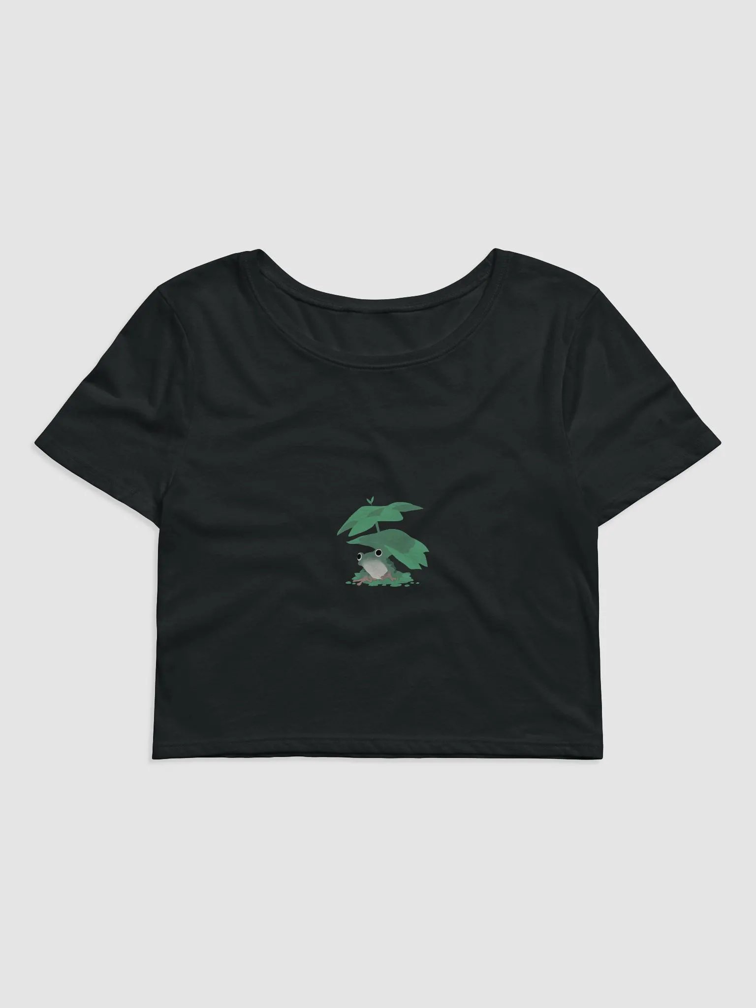 Curious Froggy Crop Tee product image (1)