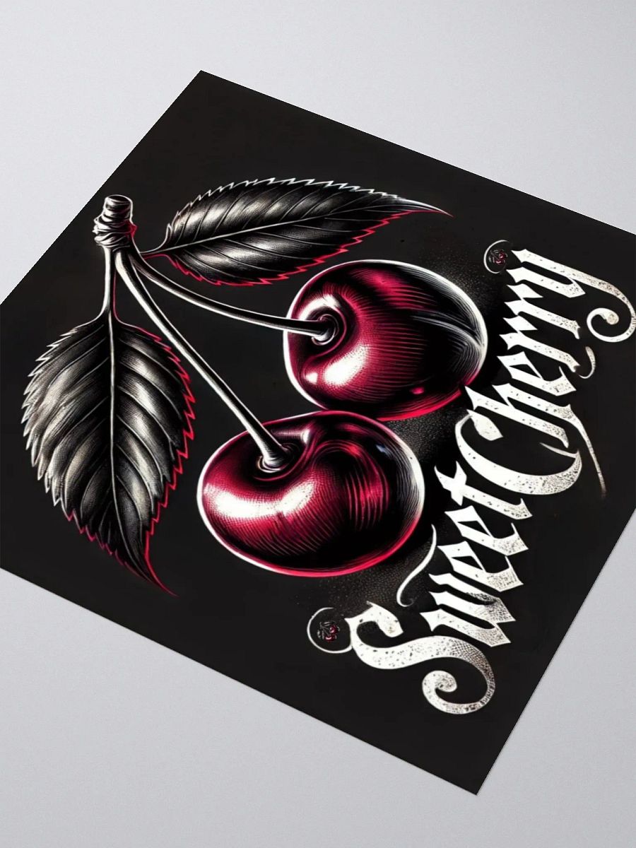 Vintage Sweet Cherry Kiss Cut Stickers product image (9)