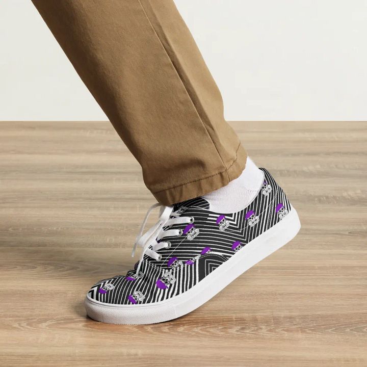 Enigma Nation Men's Lace-Up Canvas Shoes product image (2)