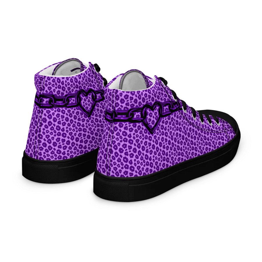 Heartfelt Leopard Men's High Tops product image (4)
