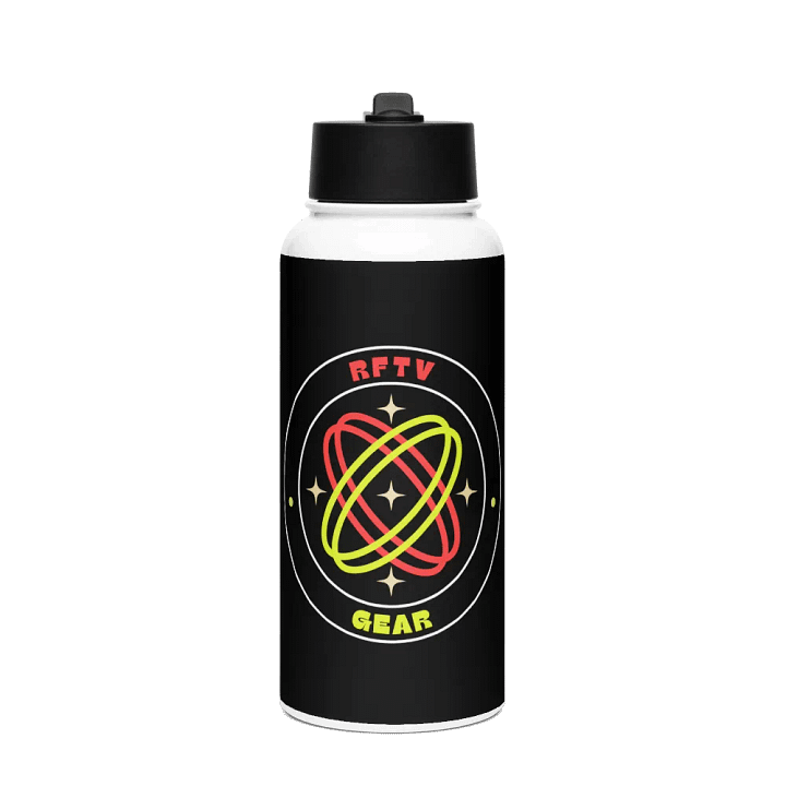 RFTV Gear Stainless Steel Water Bottle w/ straw lid product image (1)